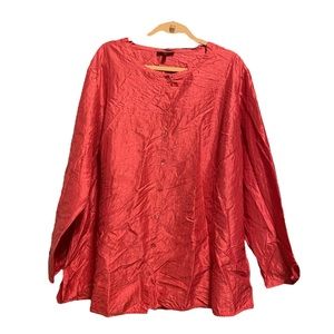 Eileen fisher button up shirt